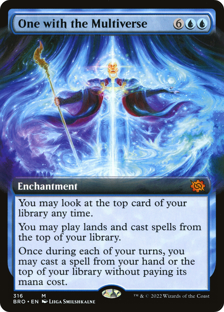 One with the Multiverse - Mythic Enchantment card from The Brothers' War