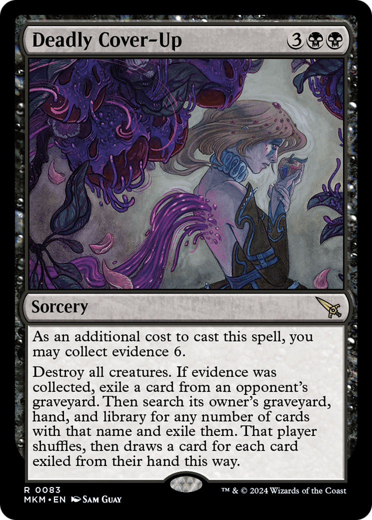 Deadly Cover-Up - Sorcery used in Dimir main decks