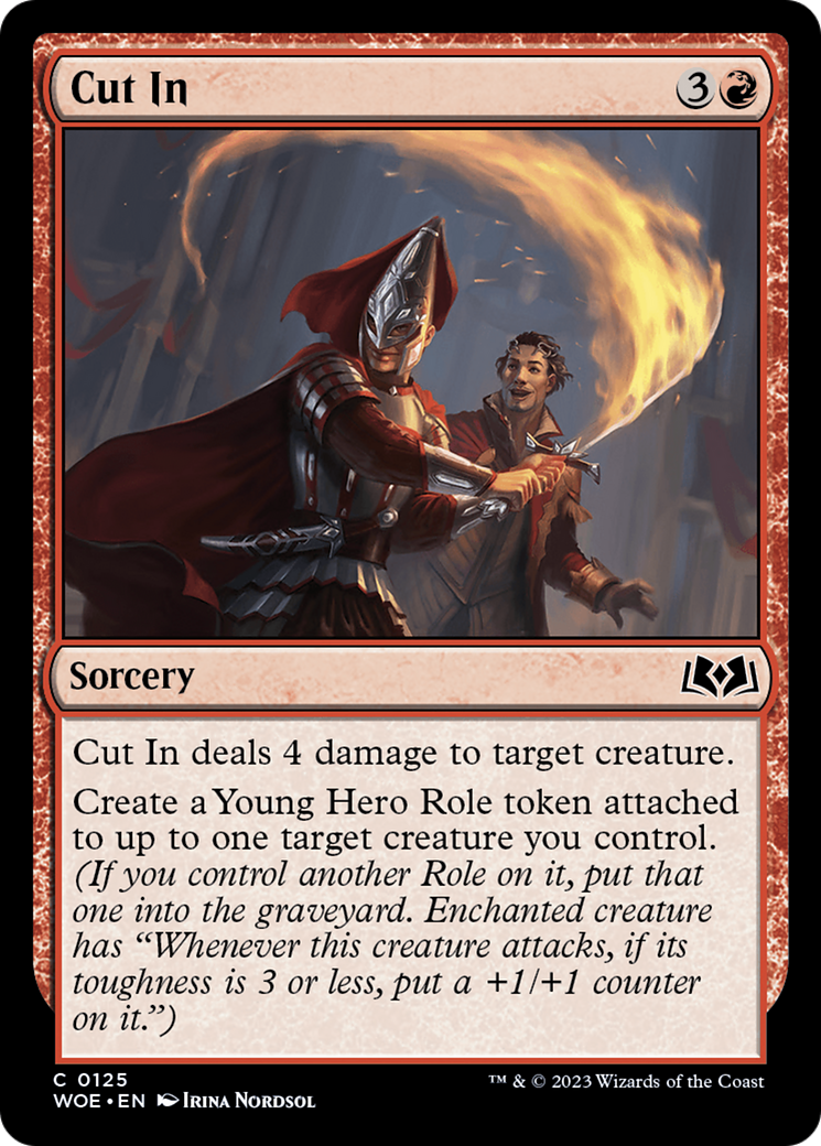 Cut In - Common Sorcery card from Wilds of Eldraine