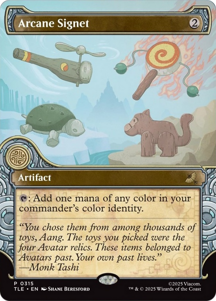 Arcane Signet - Rare Artifact card from Avatar: The Last Airbender Eternal