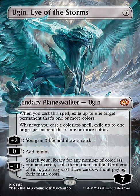 Ugin, Eye of the Storms - Mythic rare card from Tarkir: Dragonstorm
