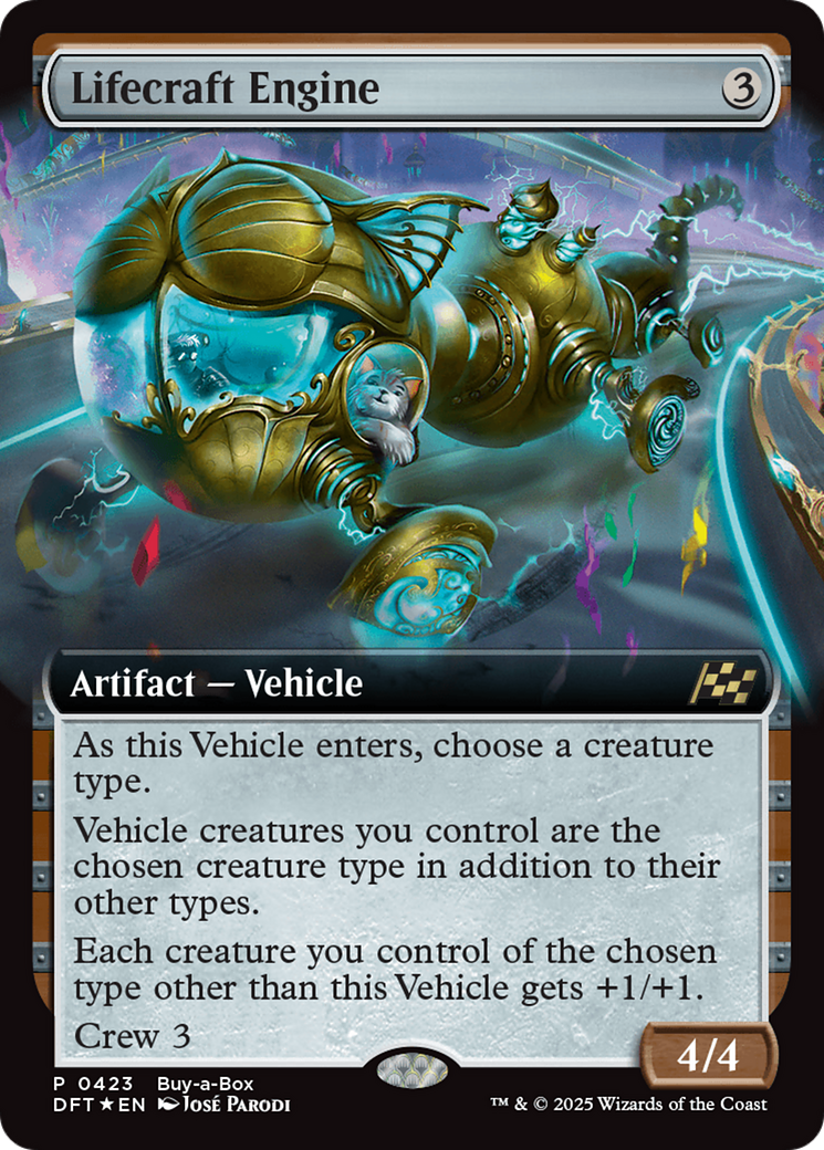 Lifecraft Engine - Rare Artifact — Vehicle card from Aetherdrift