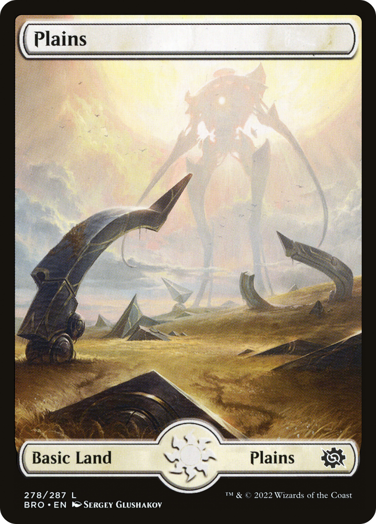 Plains - Common Basic Land — Plains card from The Brothers' War