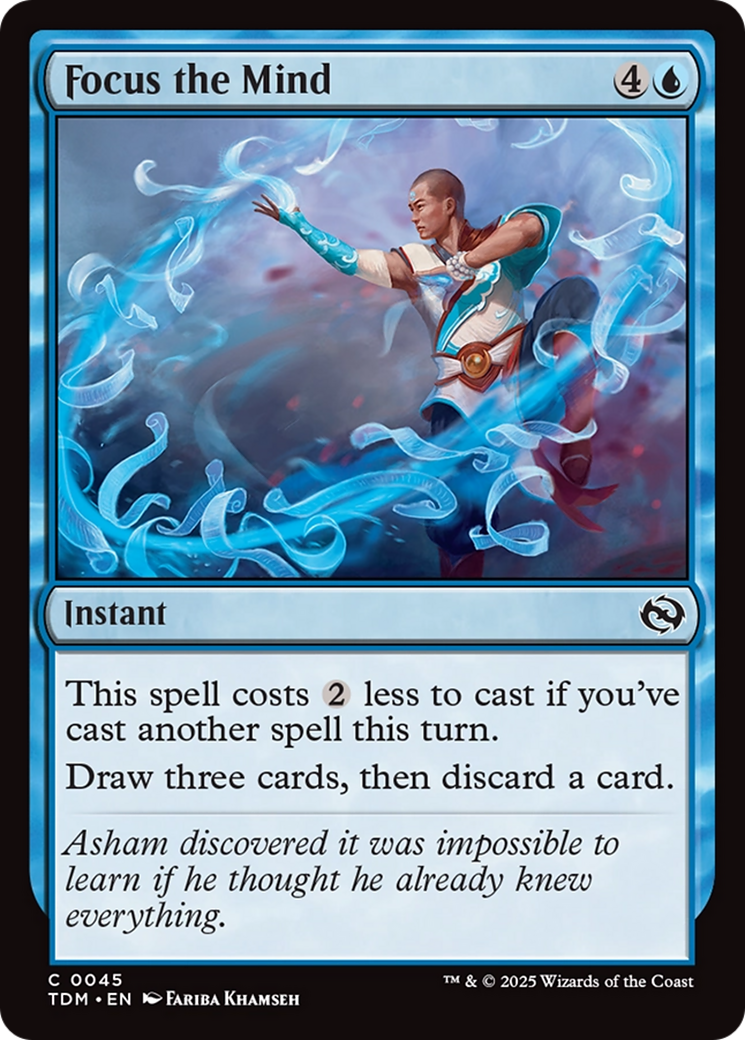 Focus the Mind - Common Instant card from Tarkir: Dragonstorm