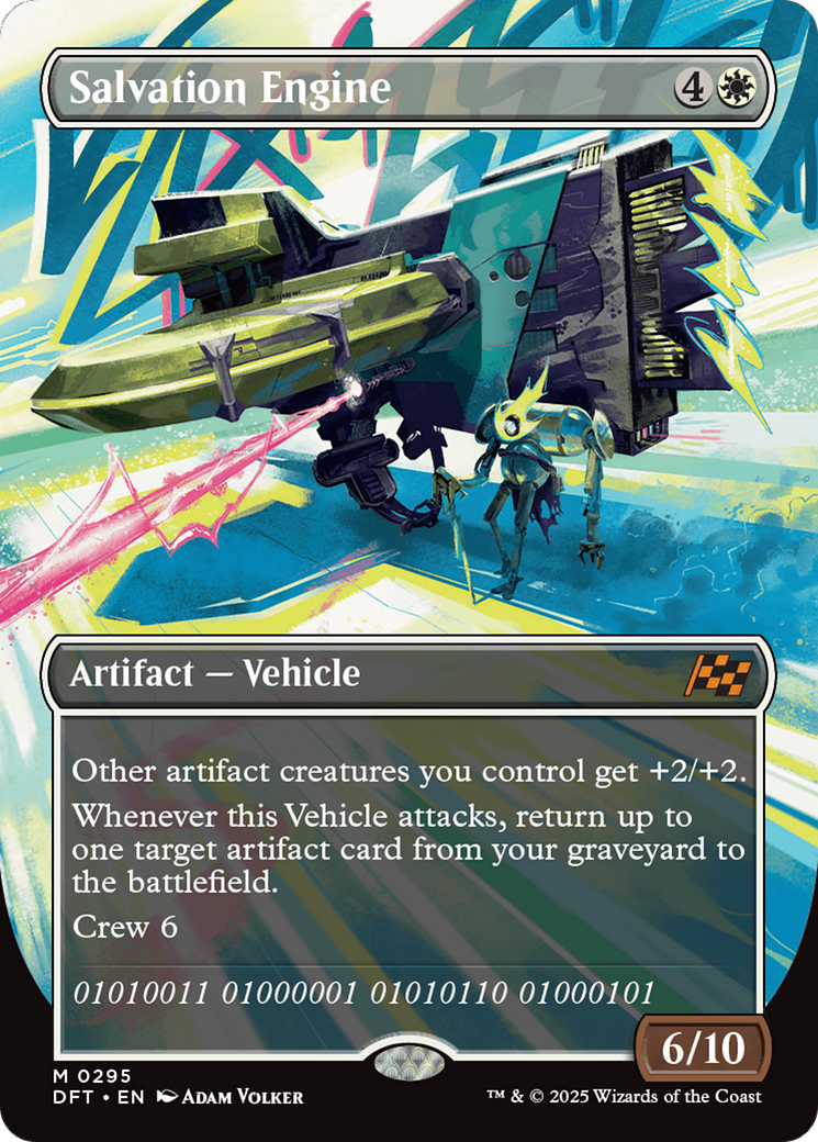 Salvation Engine - Mythic Artifact — Vehicle card from Aetherdrift