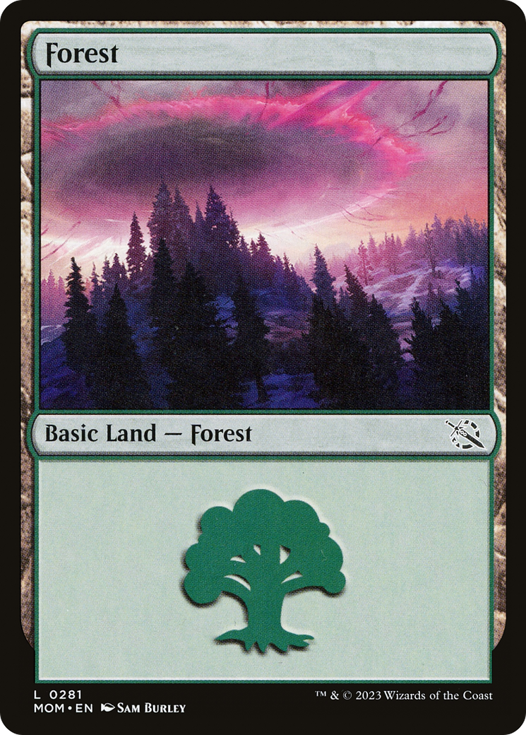 Forest - Common Basic Land — Forest card from March of the Machine