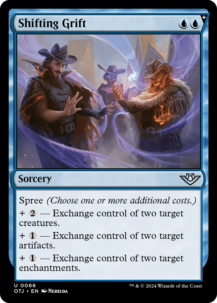 Shifting Grift - Uncommon Sorcery card from Outlaws of Thunder Junction