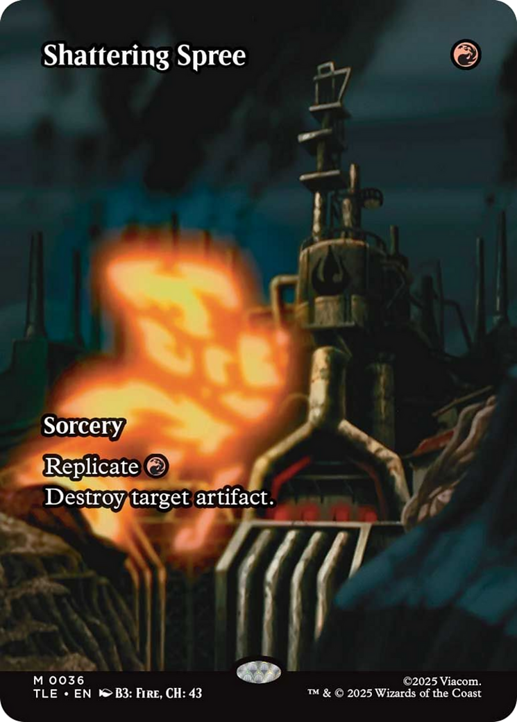 Shattering Spree - Mythic Sorcery card from Avatar: The Last Airbender Eternal