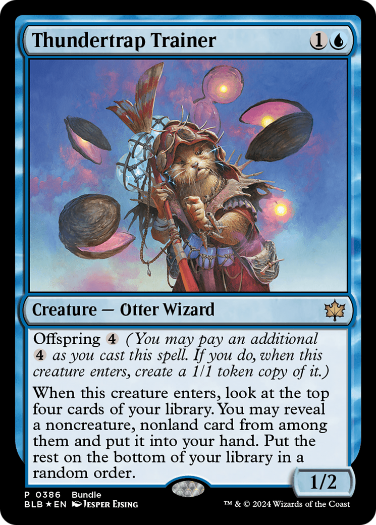 Thundertrap Trainer - Creature — Otter Wizard used in Izzet sideboards