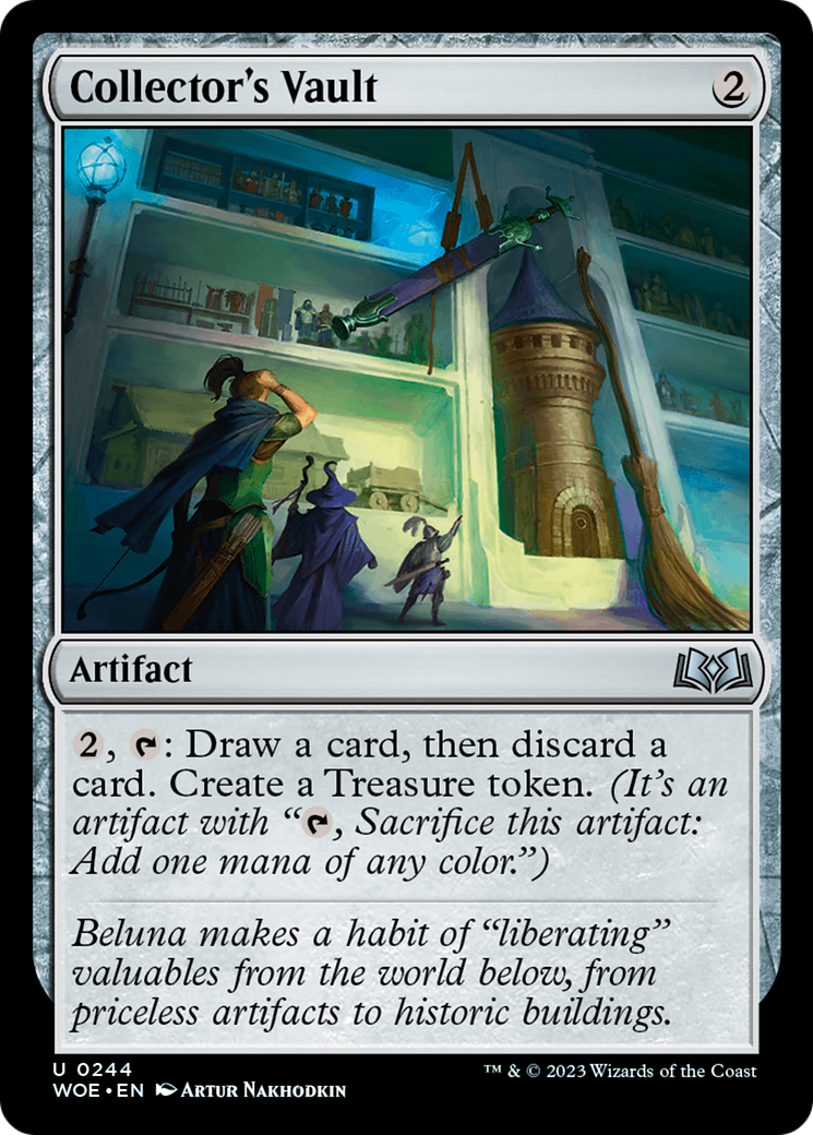 Collector's Vault - Uncommon Artifact card from Wilds of Eldraine