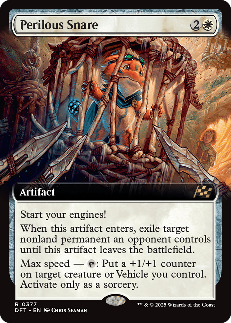 Perilous Snare - Rare Artifact card from Aetherdrift
