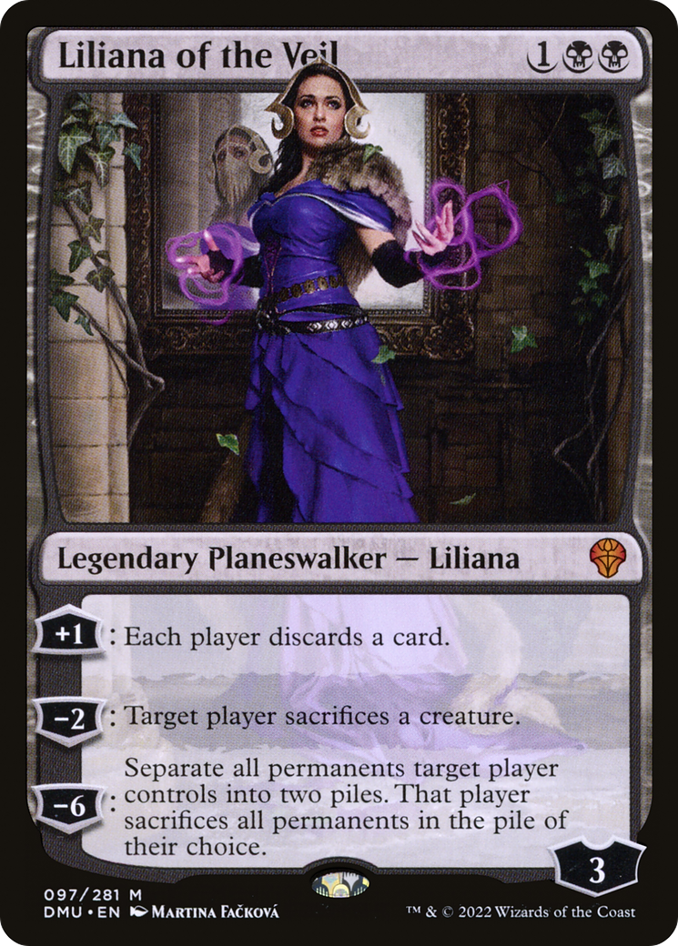 Liliana of the Veil - Mythic Legendary Planeswalker — Liliana card from Dominaria United