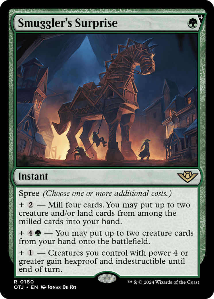 Smuggler's Surprise - Rare Instant card from Outlaws of Thunder Junction
