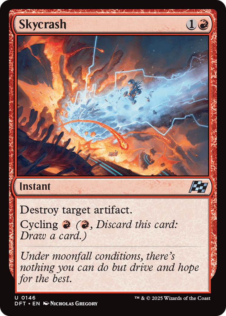 Skycrash - Uncommon Instant card from Aetherdrift