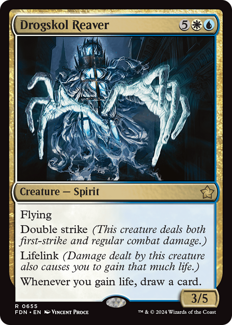 Drogskol Reaver - Rare Creature — Spirit card from Foundations