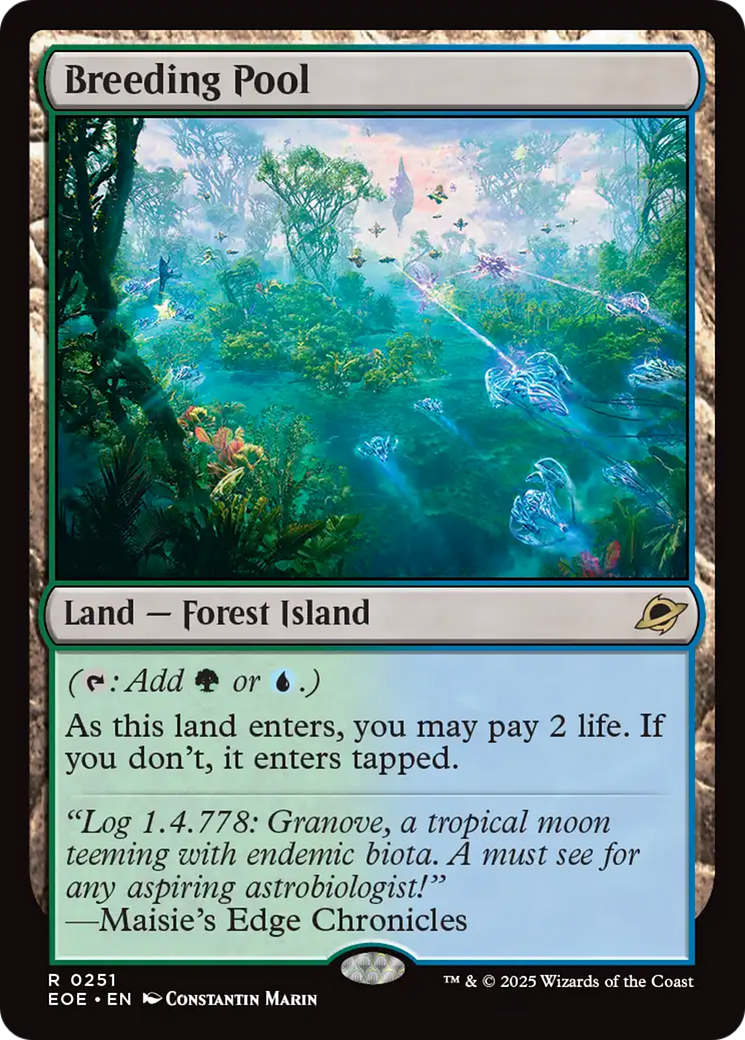 Breeding Pool - Land — Forest Island used in Simic main decks