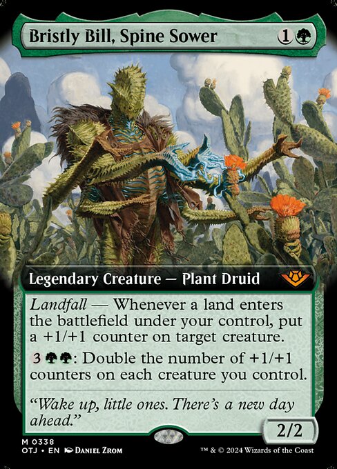 Bristly Bill, Spine Sower - Mythic rare card from Outlaws of Thunder Junction