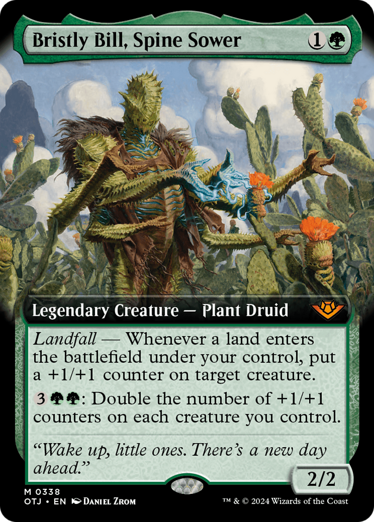Bristly Bill, Spine Sower - Mythic Legendary Creature — Plant Druid card from Outlaws of Thunder Junction