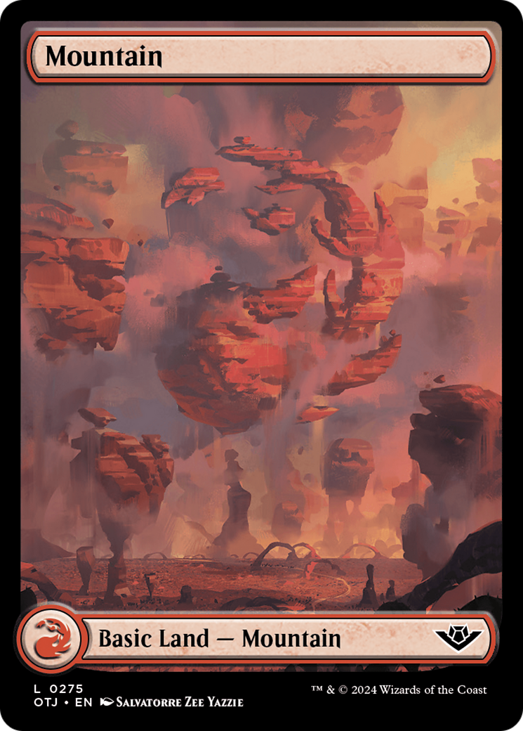 Mountain - Common Basic Land — Mountain card from Outlaws of Thunder Junction