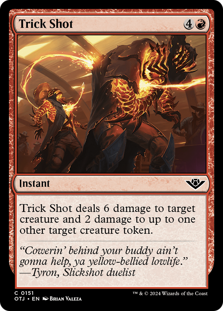Trick Shot - Common Instant card from Outlaws of Thunder Junction