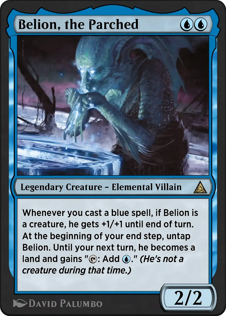 Hydro-Man, Fluid Felon - Rare Legendary Creature — Elemental Villain card from Through the Omenpaths