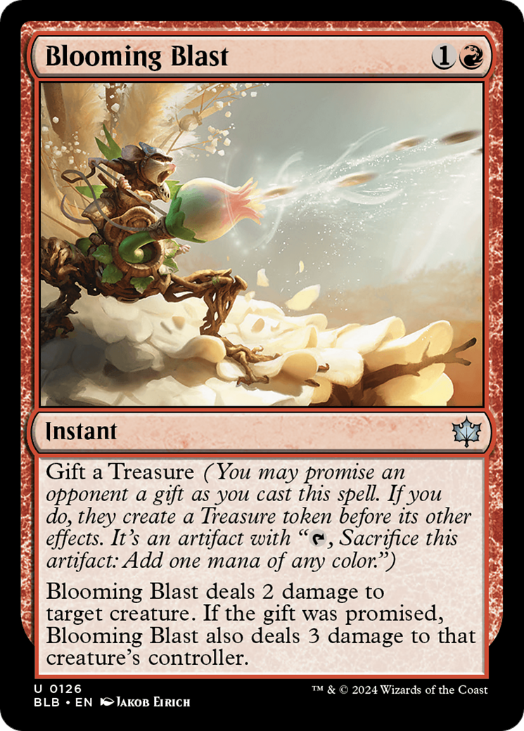 Blooming Blast - Uncommon Instant card from Bloomburrow