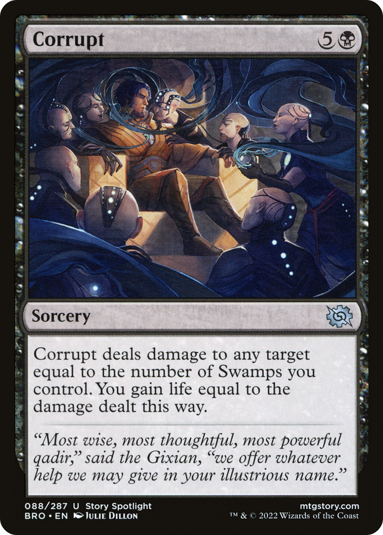 Corrupt - Uncommon Sorcery card from The Brothers' War