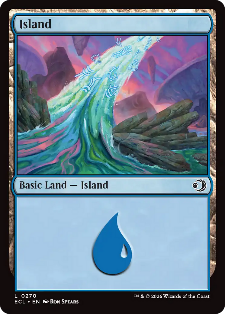 Island - Common Basic Land — Island card from Lorwyn Eclipsed