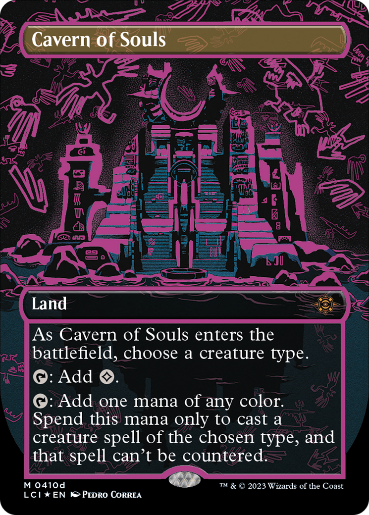 Cavern of Souls - Mythic Land card from The Lost Caverns of Ixalan