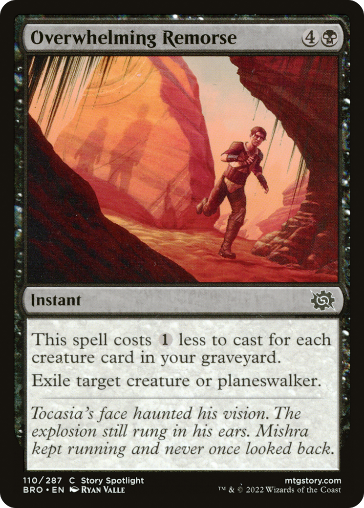 Overwhelming Remorse - Common Instant card from The Brothers' War