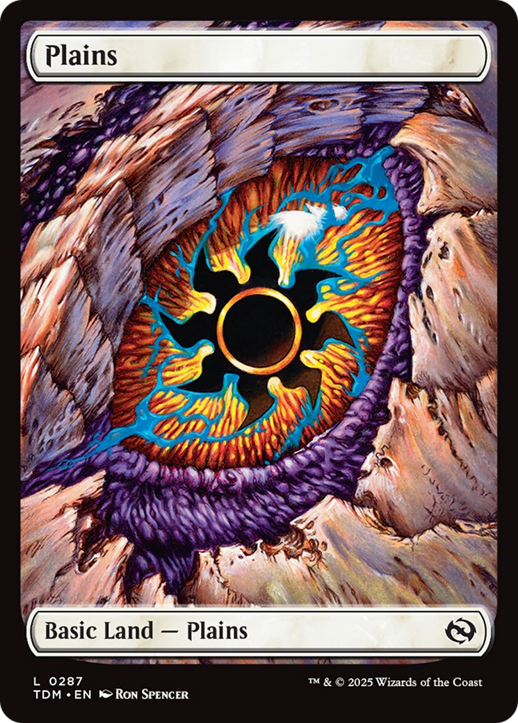 Plains - Common Basic Land — Plains card from Tarkir: Dragonstorm