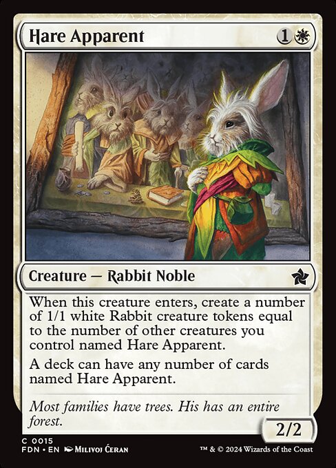 Hare Apparent - Common card from Foundations