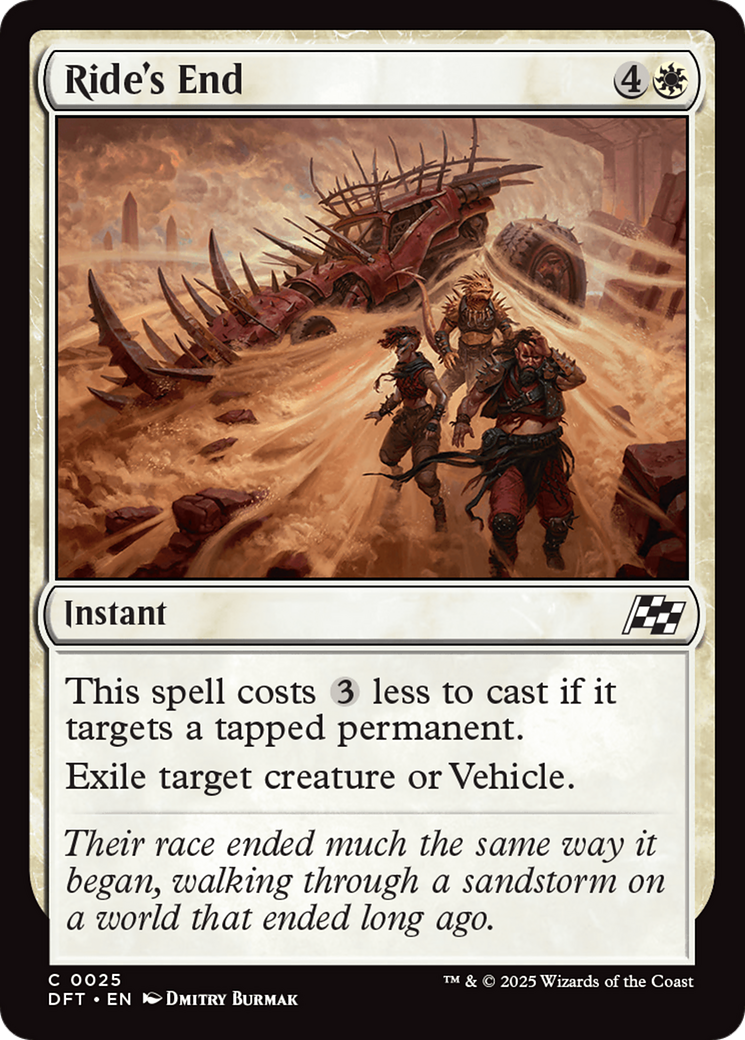 Ride's End - Instant used in Azorius sideboards