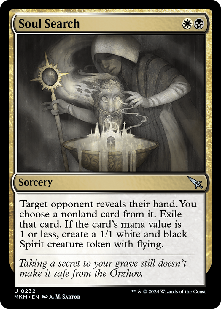 Soul Search - Uncommon Sorcery card from Murders at Karlov Manor
