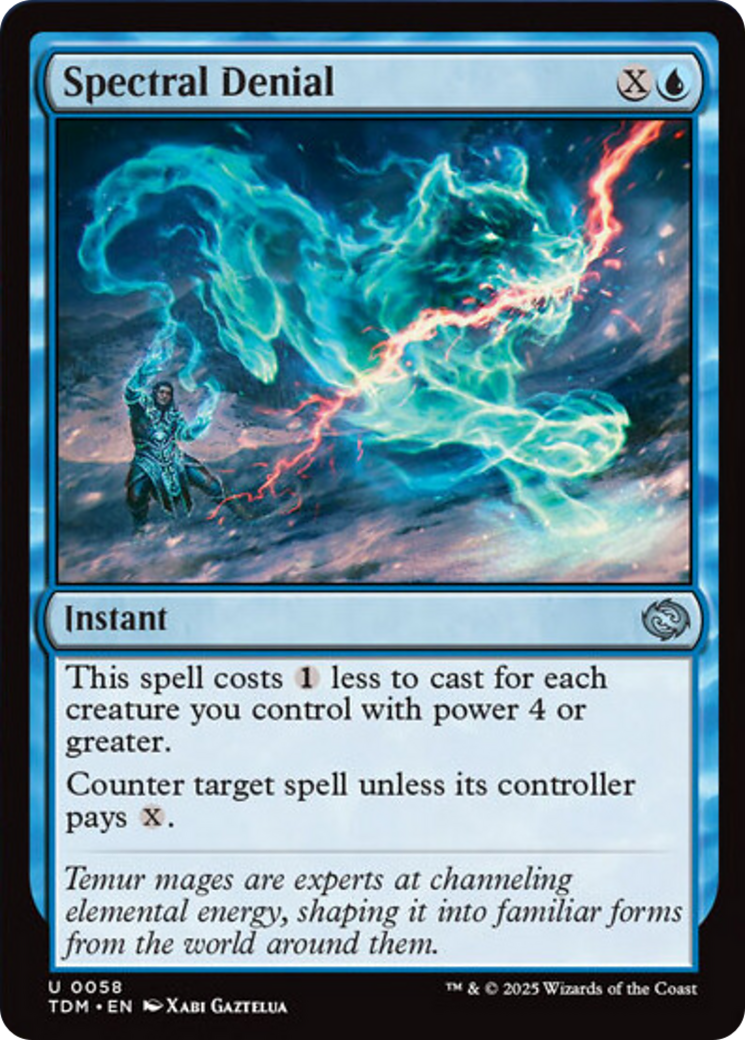 Spectral Denial - Uncommon Instant card from Tarkir: Dragonstorm