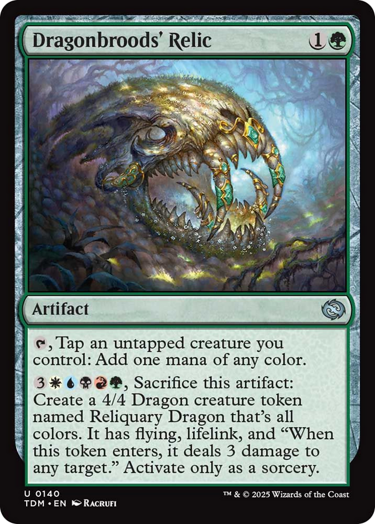 Dragonbroods' Relic - Uncommon Artifact card from Tarkir: Dragonstorm