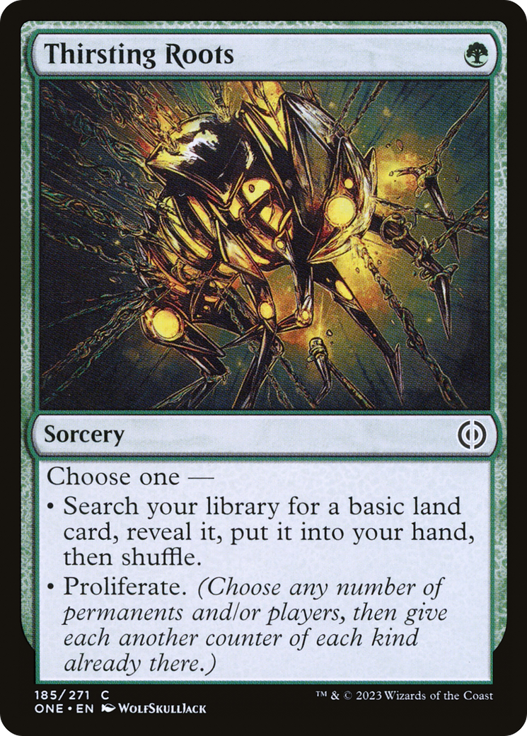 Thirsting Roots - Common Sorcery card from Phyrexia: All Will Be One