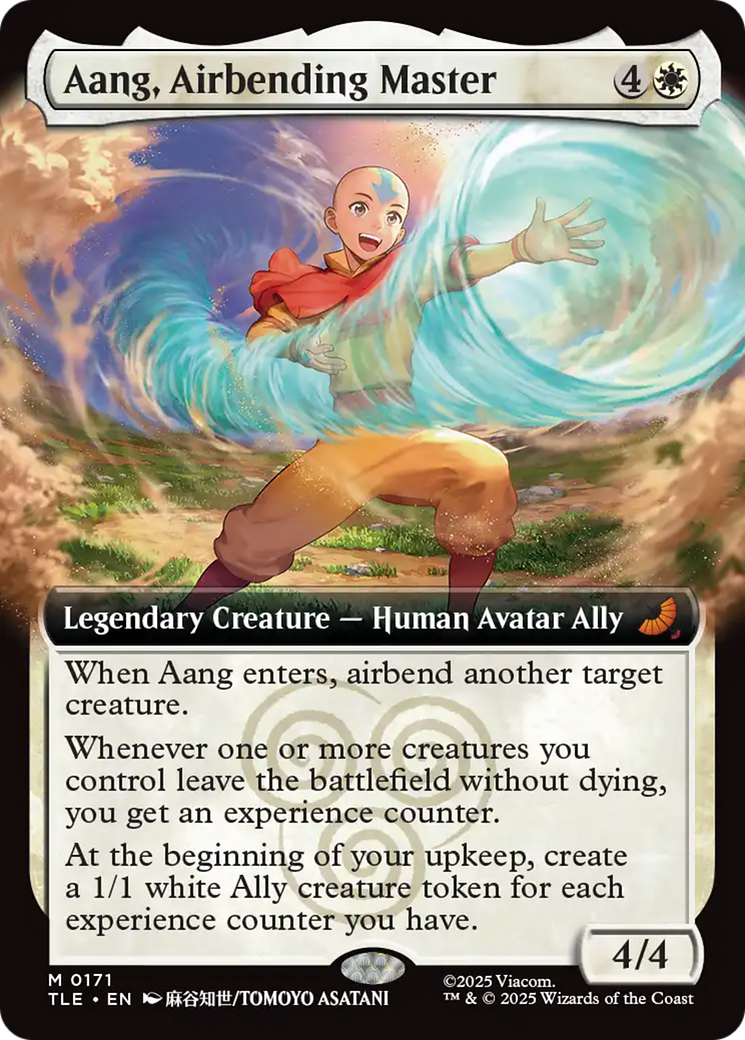Aang, Airbending Master - Mythic Legendary Creature — Human Avatar Ally card from Avatar: The Last Airbender Eternal
