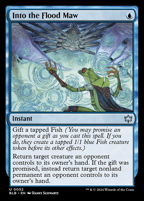 Into the Flood Maw - Uncommon card from Bloomburrow