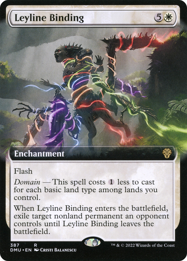 Leyline Binding - Rare Enchantment card from Dominaria United