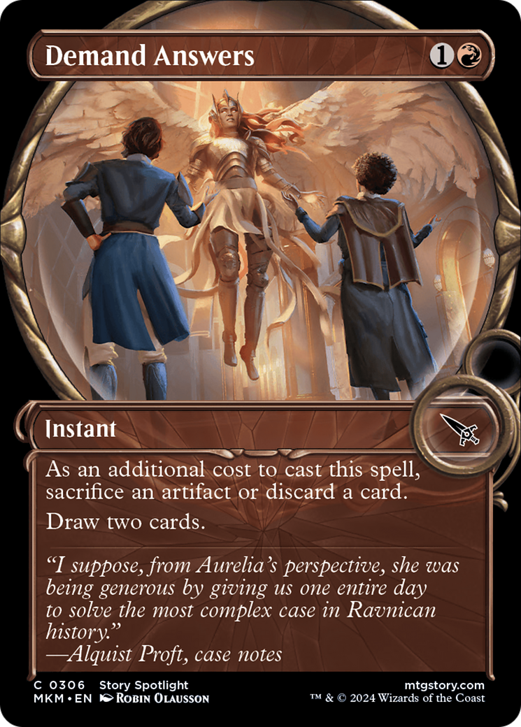 Demand Answers - Common Instant card from Murders at Karlov Manor
