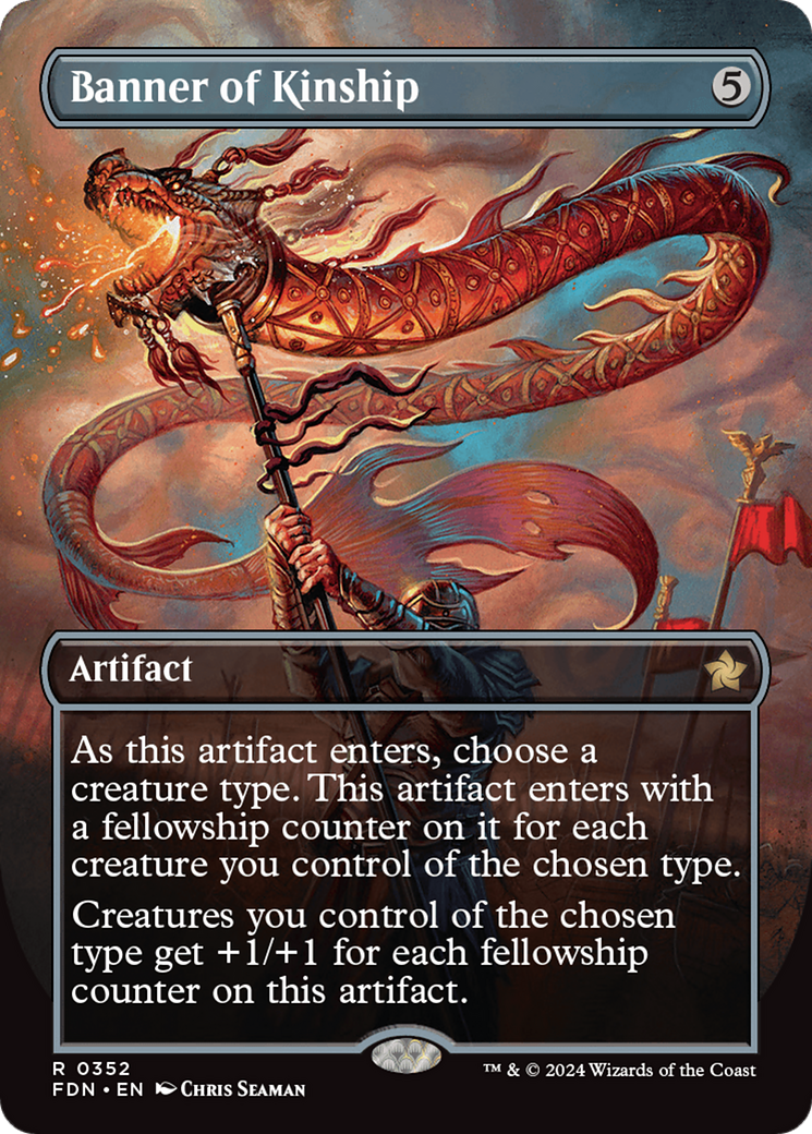 Banner of Kinship - Rare Artifact card from Foundations