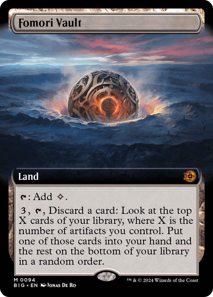 Fomori Vault - Mythic Land card from The Big Score