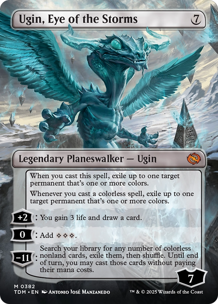 Back face of Ugin, Eye of the Storms // Ugin, Eye of the Storms - Legendary Planeswalker — Ugin card