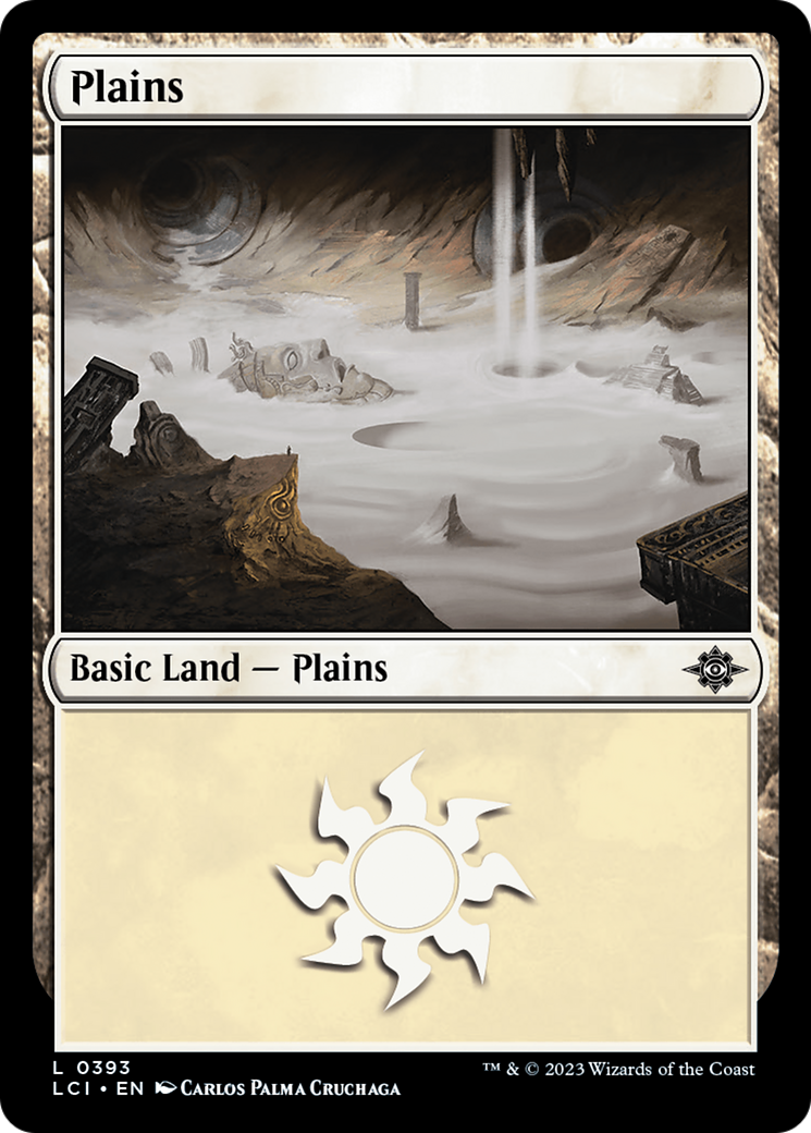 Plains - Common Basic Land — Plains card from The Lost Caverns of Ixalan