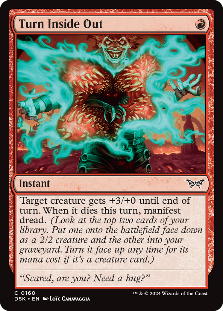 Turn Inside Out - Common Instant card from Duskmourn: House of Horror