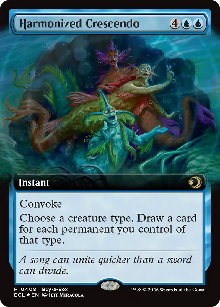 Harmonized Crescendo - Rare Instant card from Lorwyn Eclipsed