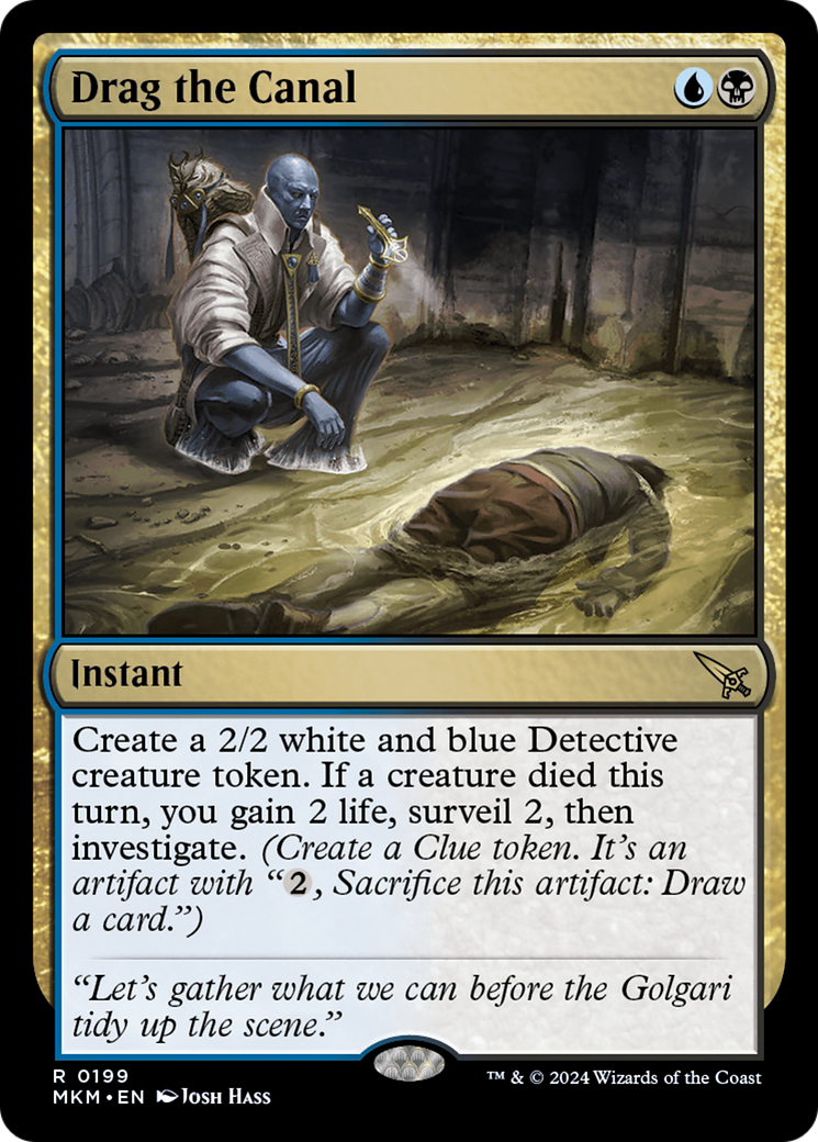 Drag the Canal - Rare Instant card from Murders at Karlov Manor