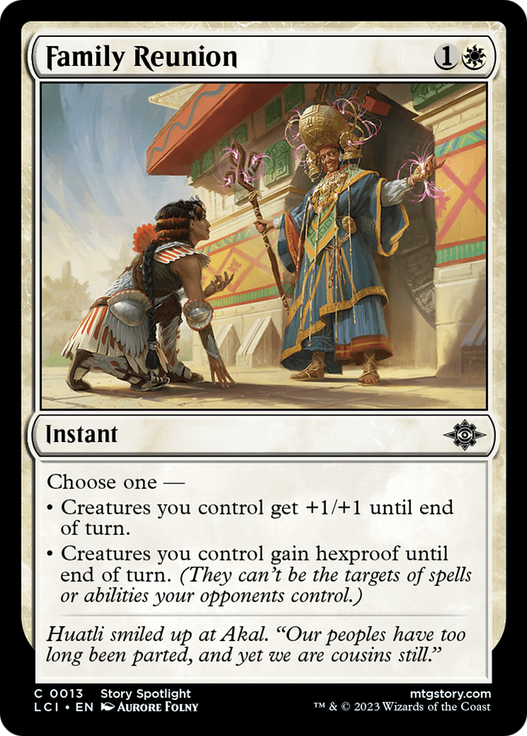Family Reunion - Common Instant card from The Lost Caverns of Ixalan