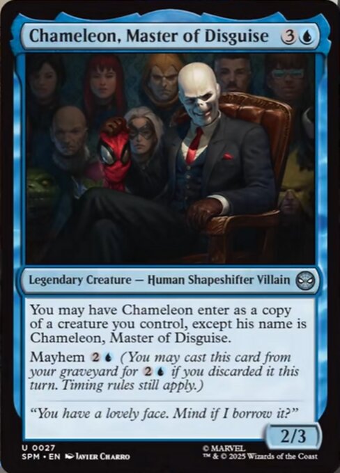 Chameleon, Master of Disguise - Uncommon card from Marvel's Spider-Man